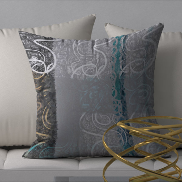 Orren Ellis Drool Spicy Decorative Square Pillow Cover & Insert Wayfair